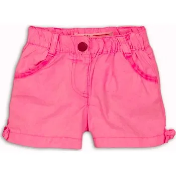 Kraťasy dívčí bavlněné, Minoti, 2SHORT 8, růžová - 86/92 | 18-24m