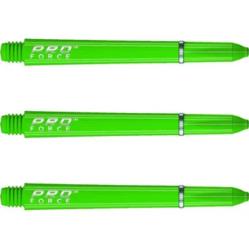 Příslušenství pro šipky Násadky na šipky Winmau Pro Force zelené, dlouhé