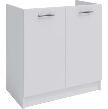 Obývací stěna Dolní skříňka, bílá, FABIANA S - 80ZL