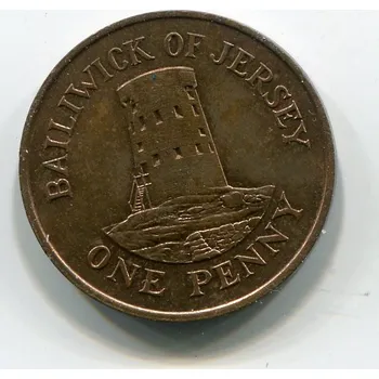 JERSEY. 1 penny 1990.