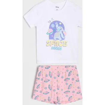 Dívčí spodní prádlo Sinsay - Dvoudílná pyžamová souprava Stitch - bílá - 097DP-00X - 097DP-00X-98