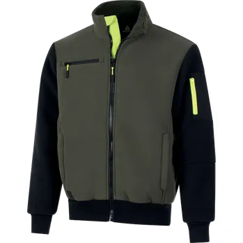 pracovní bunda Pracovní bunda Delta Plus flisová PORTO Barva: Khaki/ Černá, Velikost: S