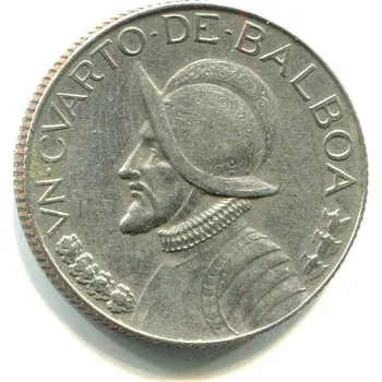 PANAMA. 1/4 balboa 1966. KM-112a