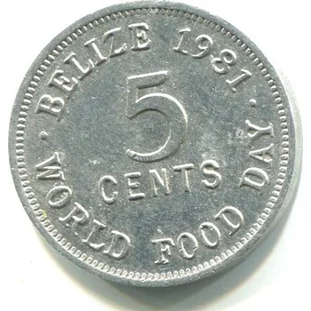 BELIZE. 5 cents 1981.