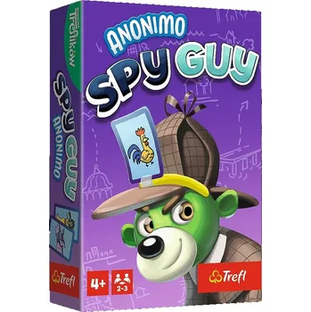 Desková hra Zajímavá desková hra s prvky spolupráce, logická hra pro děti, taktická hra s jednoduchými pravidly. Hra pro nejmenší, rodinná. Spy Guy Anonimo 4+ Trefl