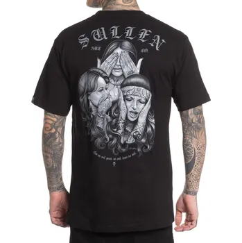 Pánské tričko tričko hardcore pánské - NO EVIL - SULLEN - SCM6883_BK