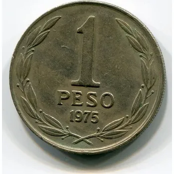 CHILE. 1 peso 1975.
