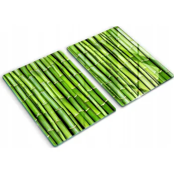 Obraz Dekorativní Skleněné Kuchyňské Desky na Krájení 2x40x52 cm Natura bambusy