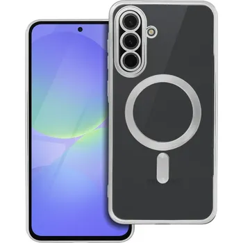 Pouzdro na mobilní telefon Electro MAG pouzdro / kryt s MagSafe / Samsung Galaxy A36 5G clear / silver