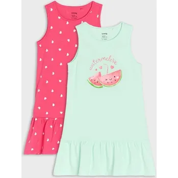 Dívčí spodní prádlo Sinsay - Sada 2&nbsp;šatů - vícebarevná - 411DU-MLC - 411DU-MLC-104