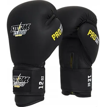 Boxerské rukavice StormCloud Boxerské rukavice Boxing Pro černé 14oz
