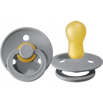 dudlíky Kulatý gumový Dudlík Bibs 18 měsíců +