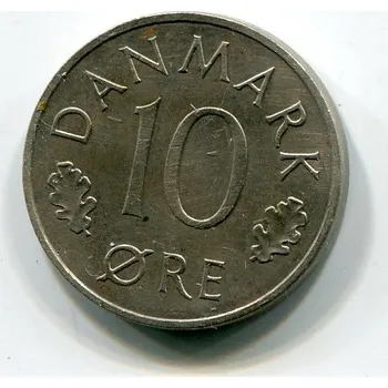 DÁNSKO. 10 öre 1982.