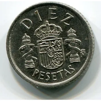 ŠPANĚLSKO. 10 pesetas 1984.