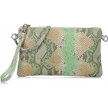 Kabelka Toscanio kabelka z pravé kůže zelená