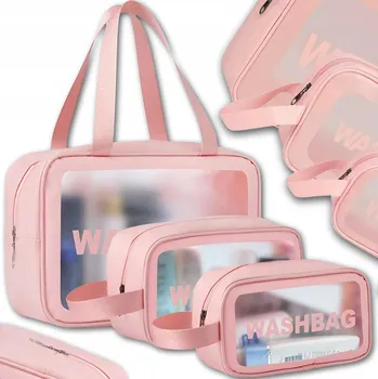 Kosmetická taška Kosmetická taška MEMFLOW SADA CESTOVNÍCH KOSMETICKÝCH TAŠEK 3v1 vícebarevná