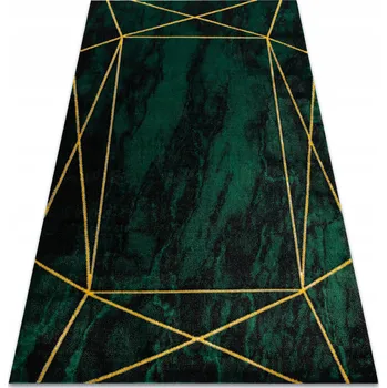 Koberec STYLOVÝ KOBEREC 80x150 cm lahvově zeleň #AF499