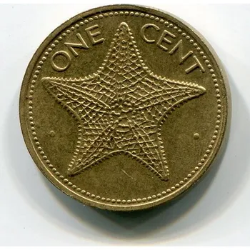 BAHAMY. 1 cent 1977.