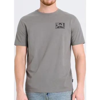 Pánské tričko Sinsay - Tričko s potiskem SmileyWorld® - šedá - 7294F-09X - 7294F-09X-S