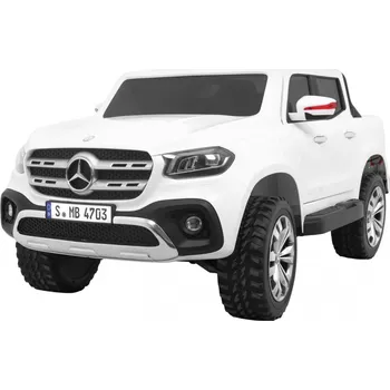 Dětské elektrovozidlo Mamido Elektrické autíčko Mercedes-Benz X-Class MP4 4x4 bílé