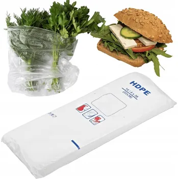 Sáček na potraviny SÁČKY NA SVAČINU 14x4x38 cm A 22x38 cm, 8000 ks