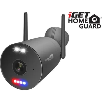 iGET HGNVK949CAM - WiFi 3K IP kamera, pro set iGET HGNVK109104, IP66, zvuk, IR + LED noční přísvit