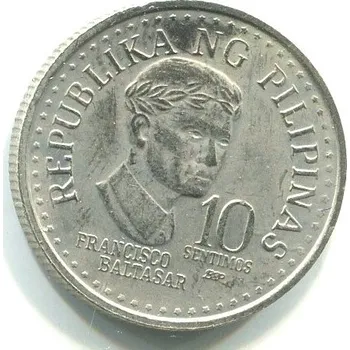 FILIPÍNY. 10 sentimo 1981.