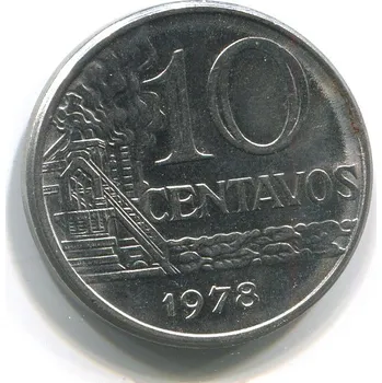 BRAZÍLIE. 10 centavos 1978.