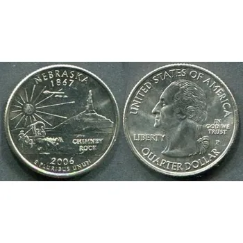 USA. 1/4 dollar 2006/P. Nebraska.