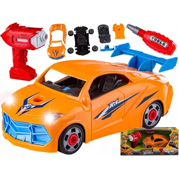 autíčko Auto na šroubování a smontování ChRLD Lamborghini oranžové