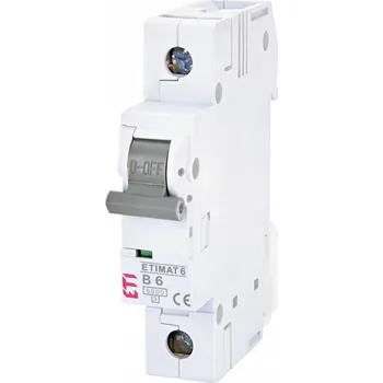 Jistič ETI ETIMAT 6 B 1p 6kA 6A, jistič