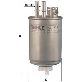 Palivový filtr palivovy filtr KNECHT KL 483