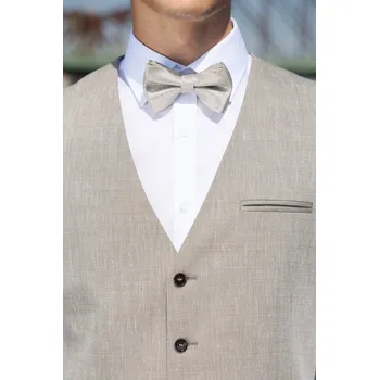 Pánská vesta Pánská vesta 14D008/1 85 Barva: Béžová, Velikost: 110, Střih: REGULAR FIT