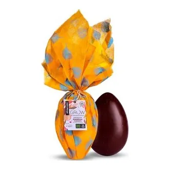 Čokoláda AltroMercato Bio vejce Grow z hořké čokolády s oříšky s překvapením v hedvábí, 350 g