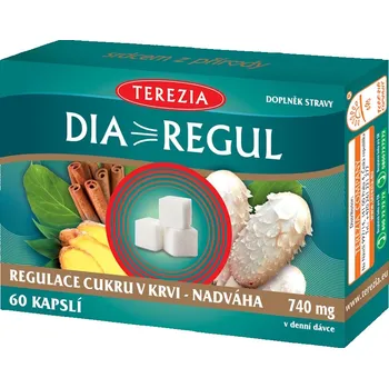Přírodní produkt Terezia Company Diaregul 740 mg 60 cps.