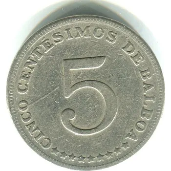 PANAMA. 5 centesimos 1968.