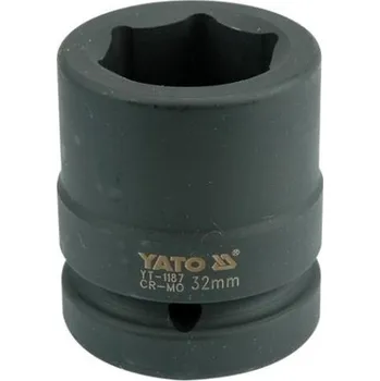 Gola hlavice Hlavice rázová 1" - 32mm černá IMPACT YATO