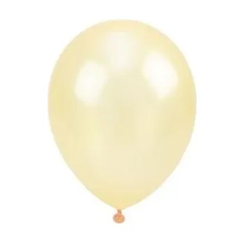 Balónek Balony metalizowane kremowe 30cm 100szt