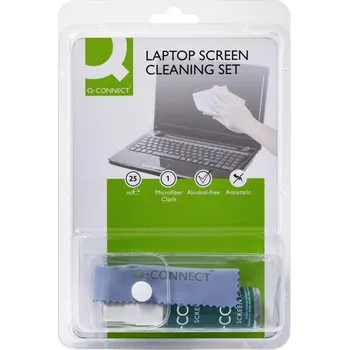 Čisticí set Q-Connect na LCD, sprej + mikroutěrka
