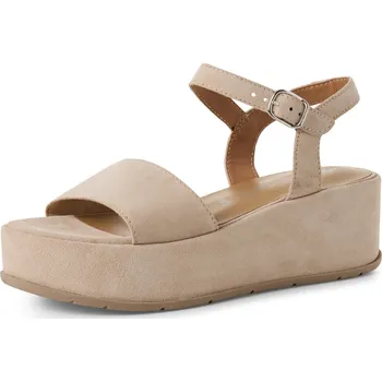 Dámské sandále DÁMSKÉ SANDÁLY TAMARIS 1-28020-42 419 BÉŽOVÁ Barva: BÉŽOVÁ, Velikost: 40