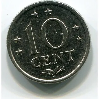 Nizozemské Antily. 10 cents 1971.