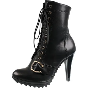 Dámské lodičky boty na podpatku dámské - Black - STEADY´S - STE/GOT1_black - 37