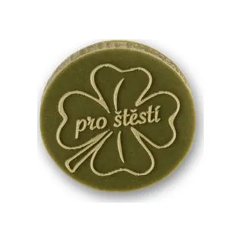 Čokoláda Čokoládovna Troubelice Čokoládové kolečko čtyřlístek, 5g Varianta: bílá 40% se spirulinou