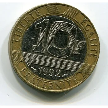 FRANCIE. 10 francs 1992.