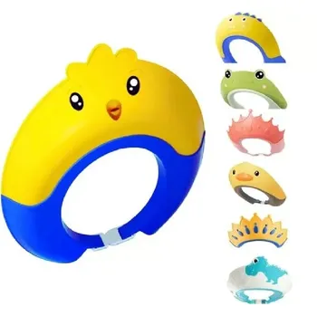 Pokrývka hlavy Dětská sprchovací čepice - KUŘÁTKO - ŽLUTÁ (Značka: EFFSUBIEL)