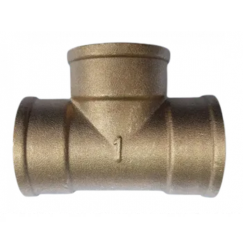 Instalatérský materiál Melscher T-KUS FFF MOSAZ Velikost: 1''