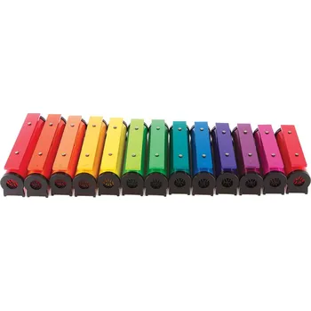 Hudební nástroj pro děti audiopartner BOOMWHACKERS Chroma-Notes Resonator Bells Complete Set