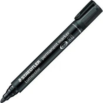 Popisovač KULATÝ permanentní ČERNÝ Staedtler silný KLASICKÝ fix