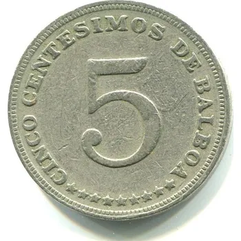 PANAMA. 5 centesimos 1970.