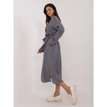 Dámské šaty Šaty LK SK 509646.91 tmavě šedé L/XL